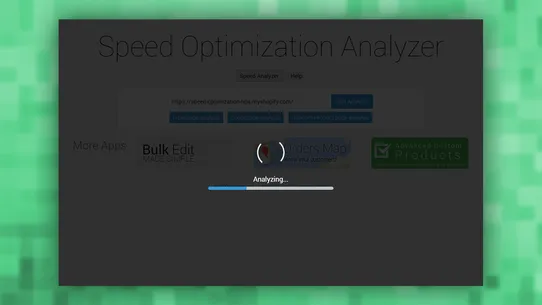 Speed Optimization Analyzer screenshot