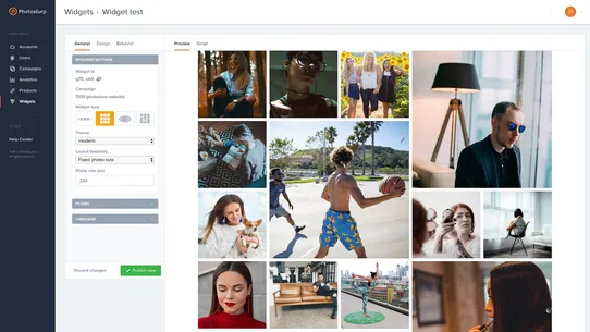 Photoslurp UGC Platform screenshot