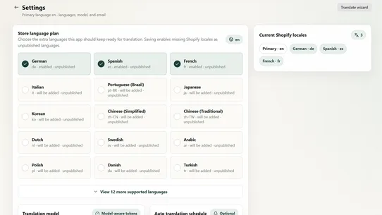 LLM Agent ‑ AI Translation screenshot