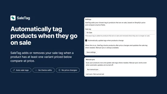 SaleTag: Auto Sale Tags screenshot