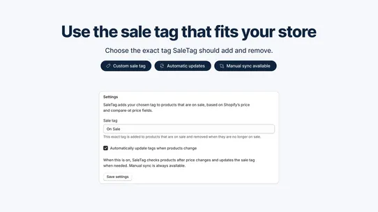 SaleTag: Auto Sale Tags screenshot
