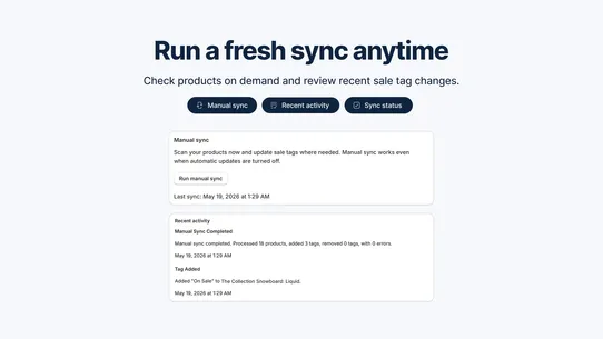 SaleTag: Auto Sale Tags screenshot