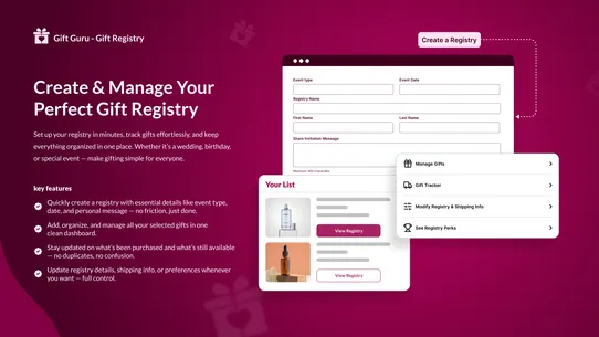 Gift Registry Guru screenshot