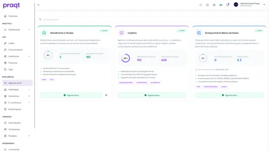 Praqt CRM screenshot