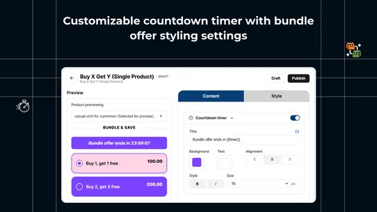 Milople Product Bundle Deals screenshot