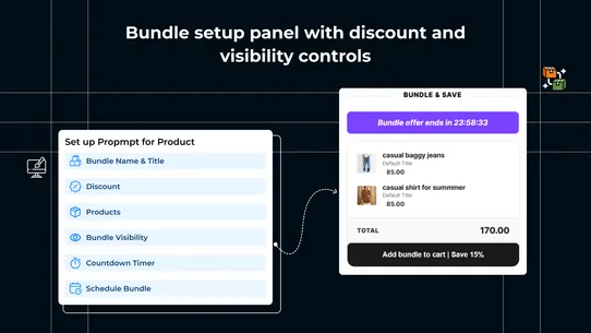 Milople Product Bundle Deals screenshot