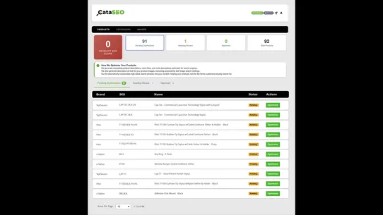 CataSEO screenshot