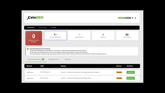 CataSEO screenshot