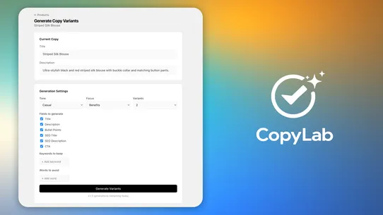 CopyLab screenshot