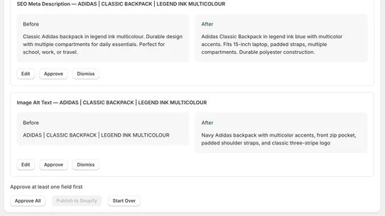 InkForge: Product Descriptions screenshot