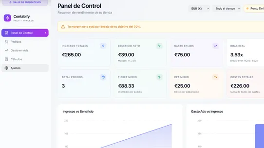 Contabify screenshot