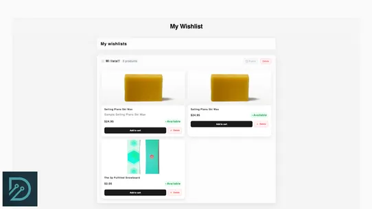 Wishlist ‑ DomperTech screenshot