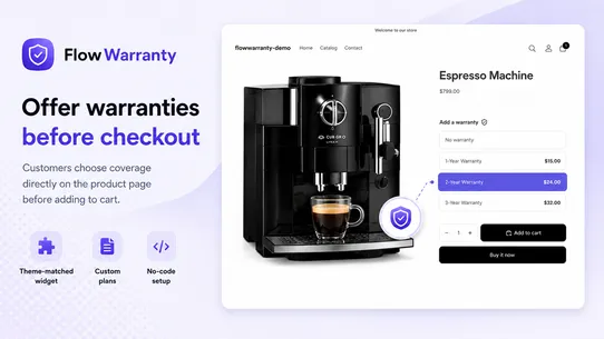 FlowWarranty screenshot