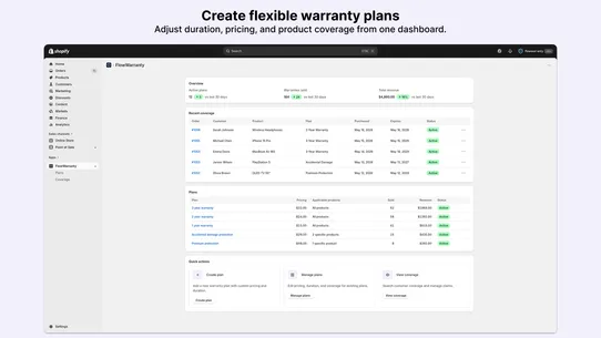 FlowWarranty screenshot