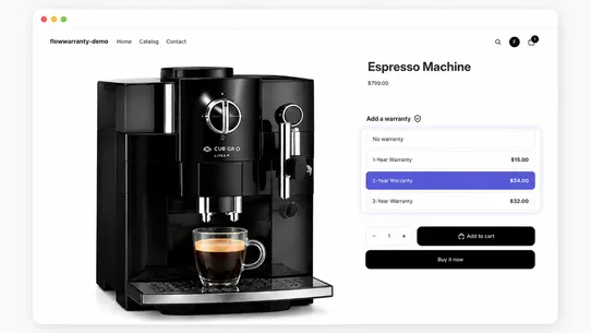FlowWarranty screenshot