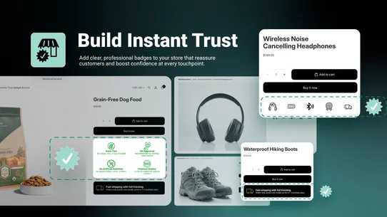 Dynamic Trust Badges &amp; Icons screenshot