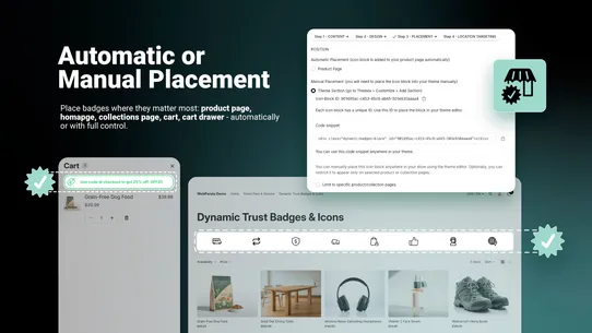 Dynamic Trust Badges &amp; Icons screenshot