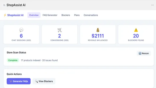 ShopAssist AI screenshot