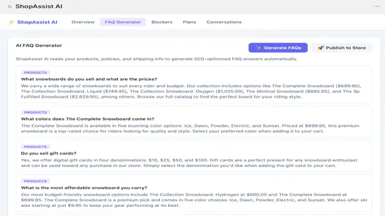 ShopAssist AI screenshot