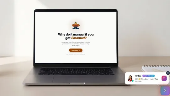 Emanuel AI Chatbot &amp; Live Chat screenshot