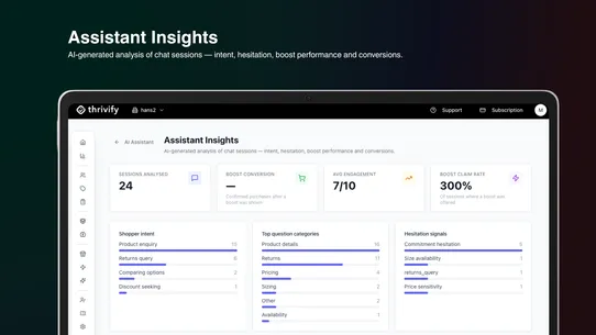 Thrivify screenshot