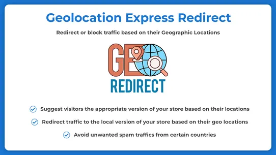 Geolocation Express Redirect screenshot