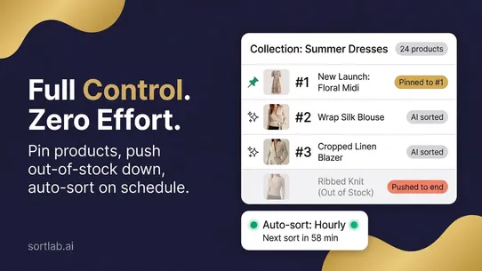 SortLab ‑ AI Collection Sort screenshot