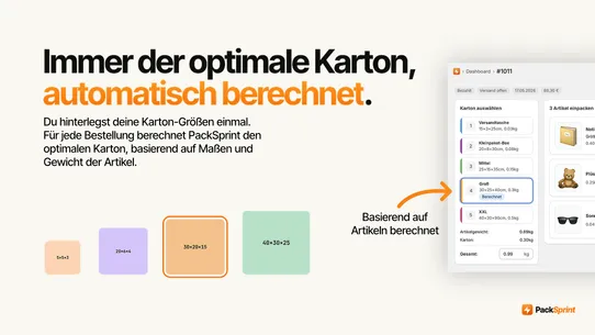 PackSprint ‑ DHL Versand screenshot
