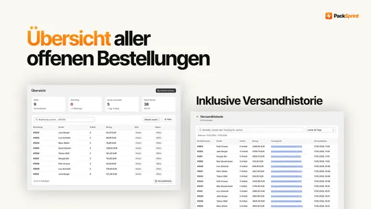 PackSprint ‑ DHL Versand screenshot