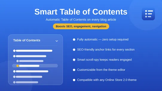 Smart Table of Contents screenshot