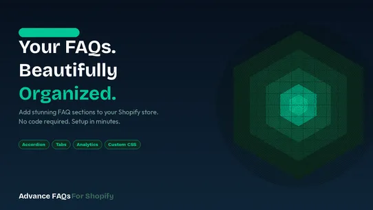 Advance FAQs screenshot