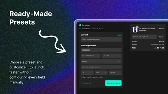 Brush ‑ Checkout Branding screenshot