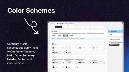 Brush ‑ Checkout Branding screenshot