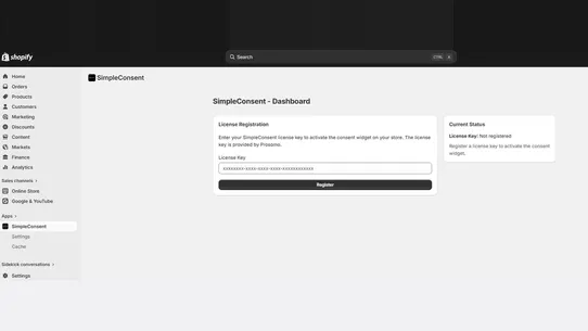 SimpleConsent screenshot