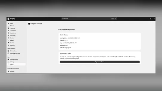 SimpleConsent screenshot