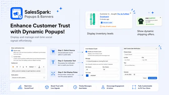 SalesSpark – Popups &amp; Banners screenshot