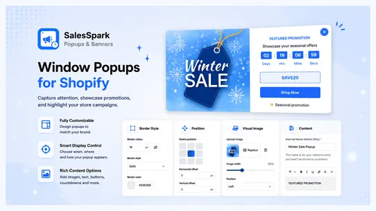 SalesSpark – Popups &amp; Banners screenshot