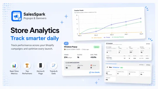 SalesSpark – Popups &amp; Banners screenshot