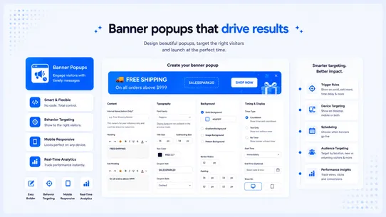 SalesSpark – Popups &amp; Banners screenshot