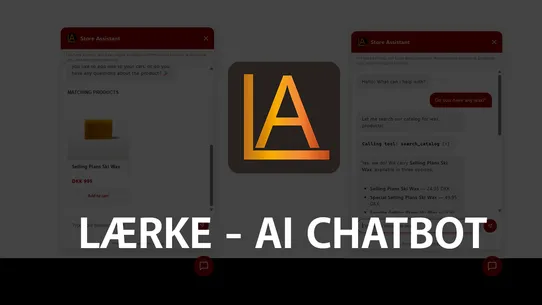 Lærke ‑ AI Chatbot screenshot