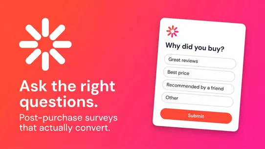 Asky Survey Post Purchase screenshot