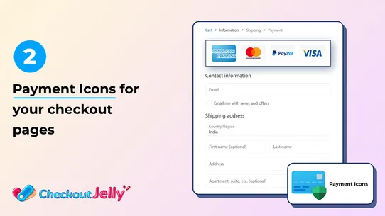 Checkout Jelly: UI extensions screenshot