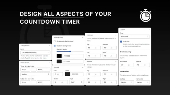 Focal Countdown Timer Builder screenshot