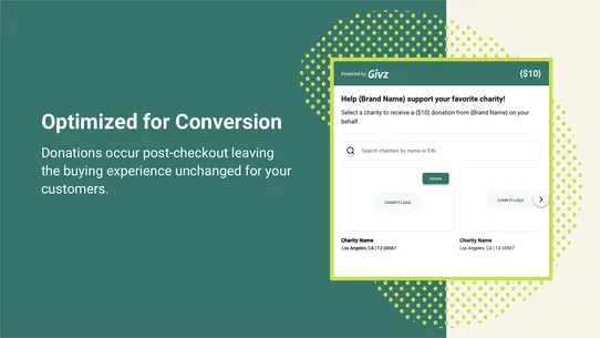 Givz Donation Driven Marketing screenshot