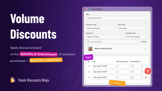 Stack Discounts Ninja screenshot