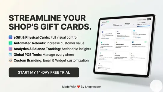 Shopkeeper GiftCard Pro screenshot