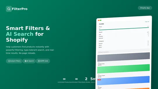 FilterPro screenshot