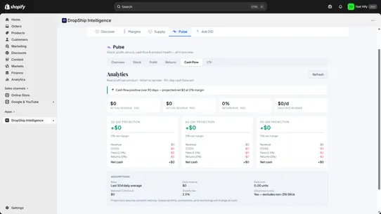 DSI ‑ DropShip Intelligence screenshot