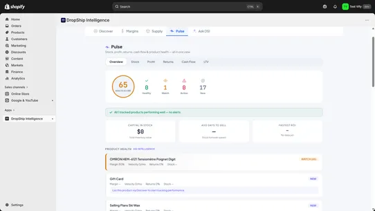 DSI ‑ DropShip Intelligence screenshot