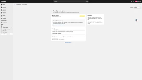 Teemdrop POD screenshot